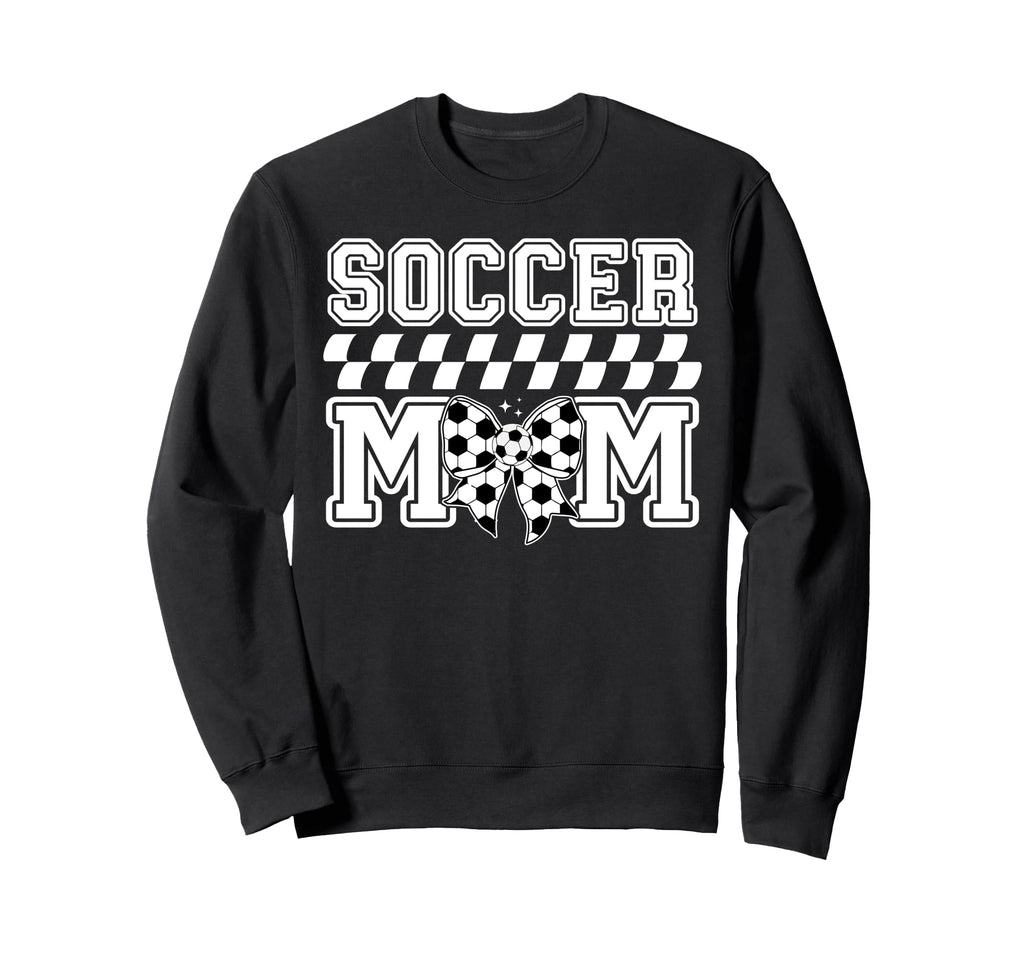 Soccer Mom Soccer Player Mama Coquette Sweatshirt - Novelty Apparel Unisex
