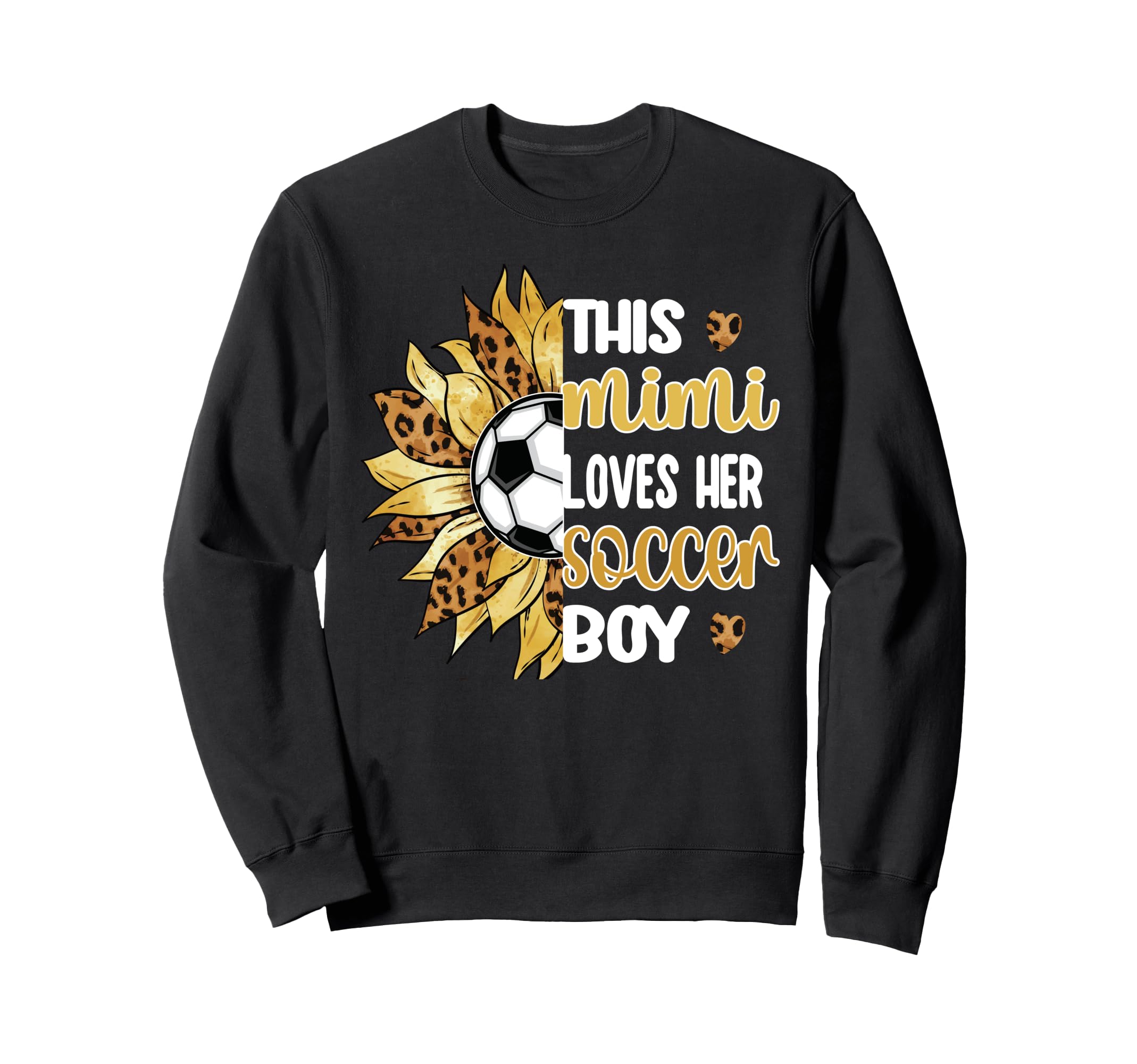 This Mimi Loves Her Soccer Soccer Sweatshirt - Trendy Graphic Unisex