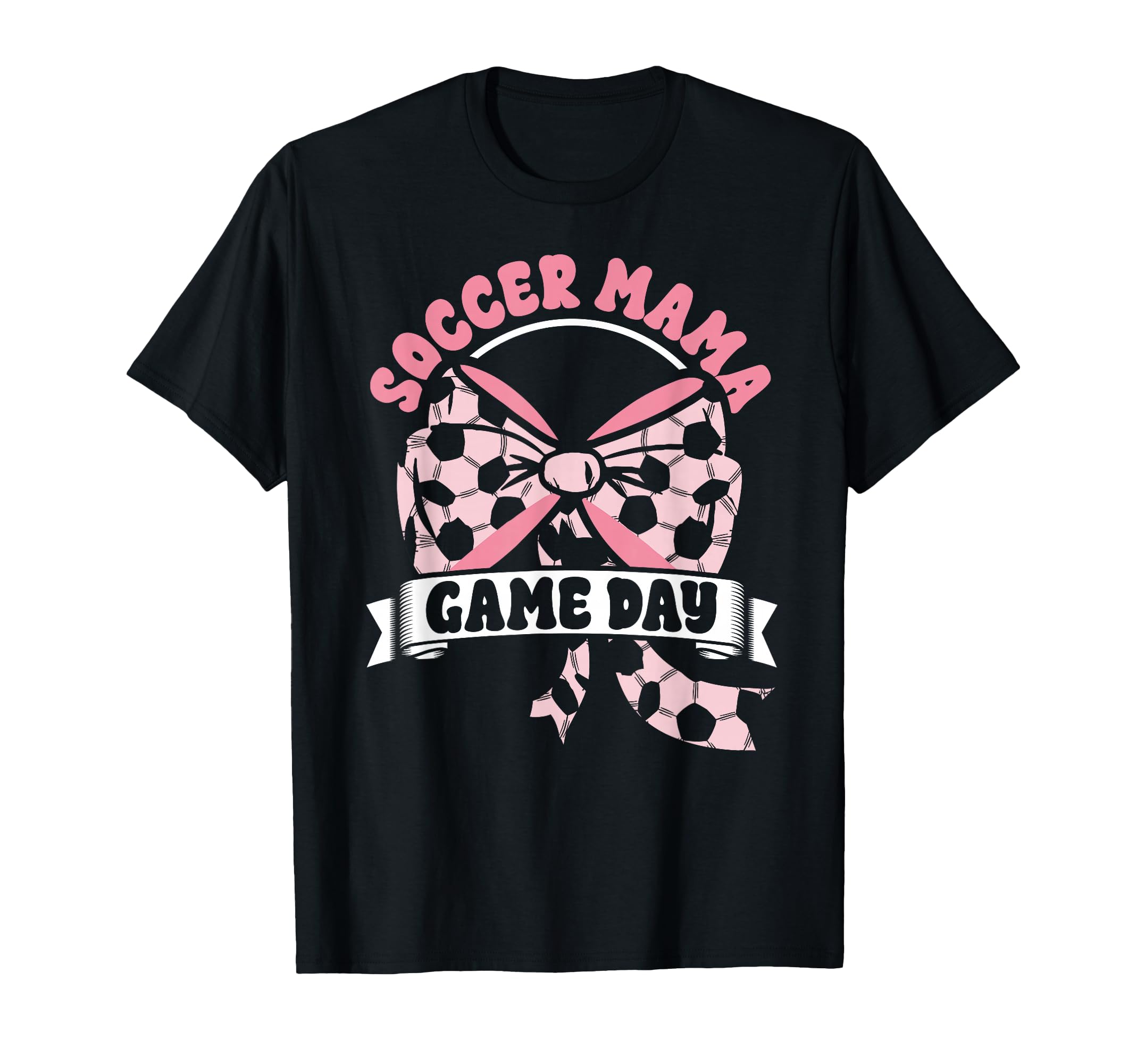 Soccer Mama Coquette Bow Game Day T-Shirt - Streetwear Style for Adults