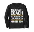 Funny Assistant Coach Soccer T-Shirt - Streetwear Style for Adults