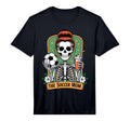 Mens Soccer Mom Tarot Card Skeleton T-Shirt - Graphic Print for Adults