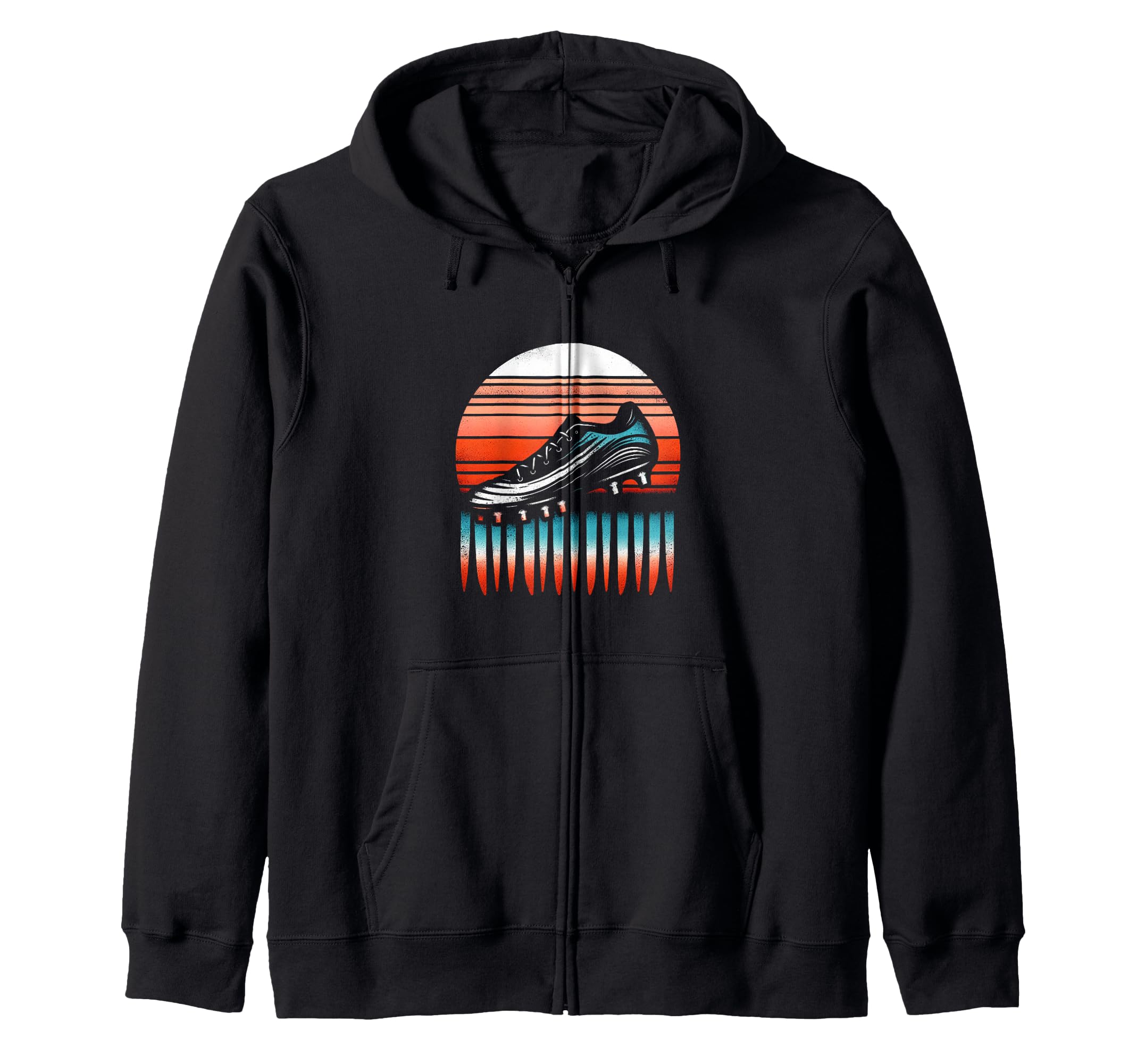 Soccer Cleat Sunset Sweatshirt - Aesthetic Graphic for Adults