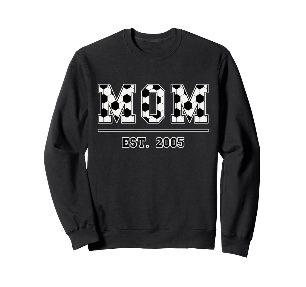 Mom Est 2005 Funny Sports Year Sweatshirt - Graphic Print Men Women