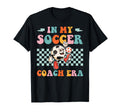 My Soccer Coach Era Funny Groovy T-Shirt - Aesthetic Graphic for Adults