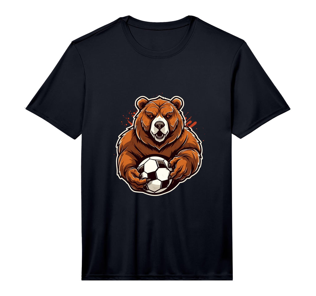 Soccer Ball Bear Funny Soccer Player T-Shirt - Aesthetic Graphic Men Women