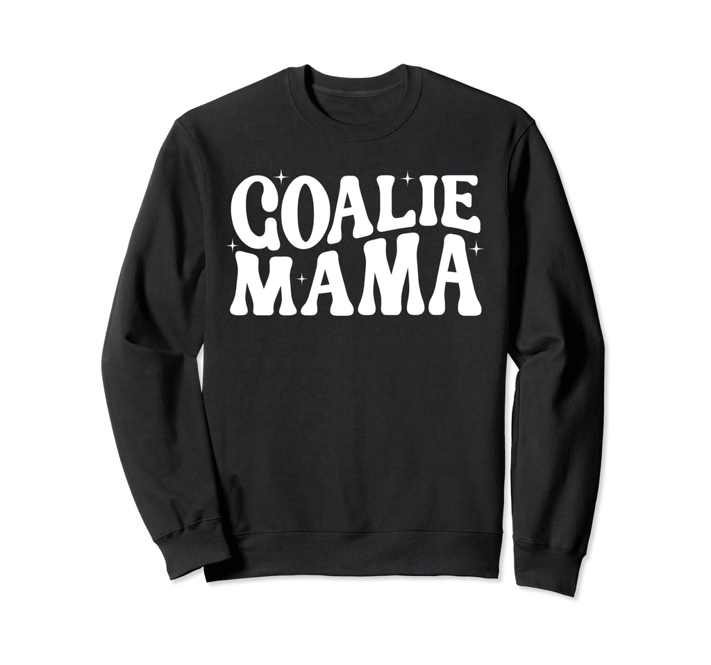 Goalie Mama Goalie Mom Lacrosse Sweatshirt - Unique Graphic for Adults
