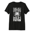 Mens Im Hockey Goalie Papaw Ice Hockey T-Shirt - Novelty Apparel Men Women