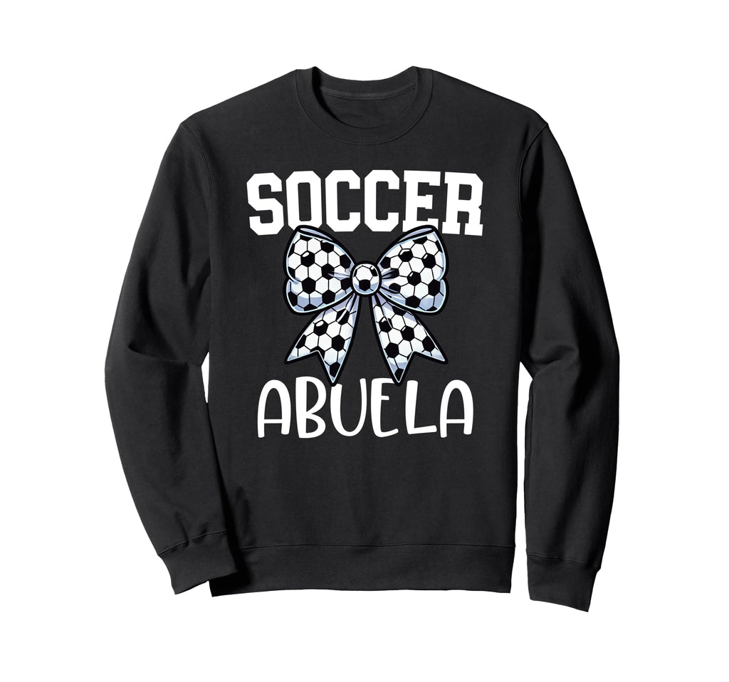 Soccer Abuela Game Day Grandma Soccer Sweatshirt - Trendy Graphic Unisex