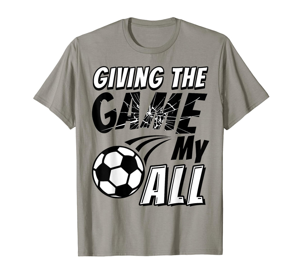Motivational Soccer Soccer Mom Dad T-Shirt - Minimalist Print for Adults