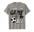 Motivational Soccer Soccer Mom Dad T-Shirt - Minimalist Print for Adults