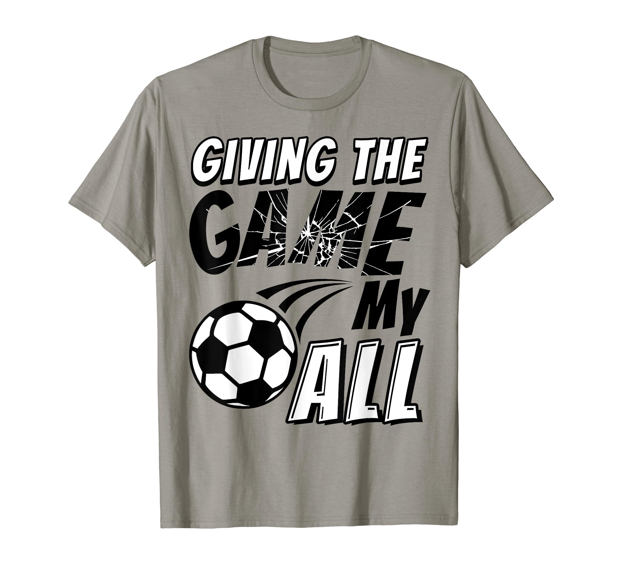 Motivational Soccer Soccer Mom Dad T-Shirt - Minimalist Print for Adults