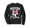 Soccer Mama Coquette Bow Soccer Mom Sweatshirt - Streetwear Style Unisex