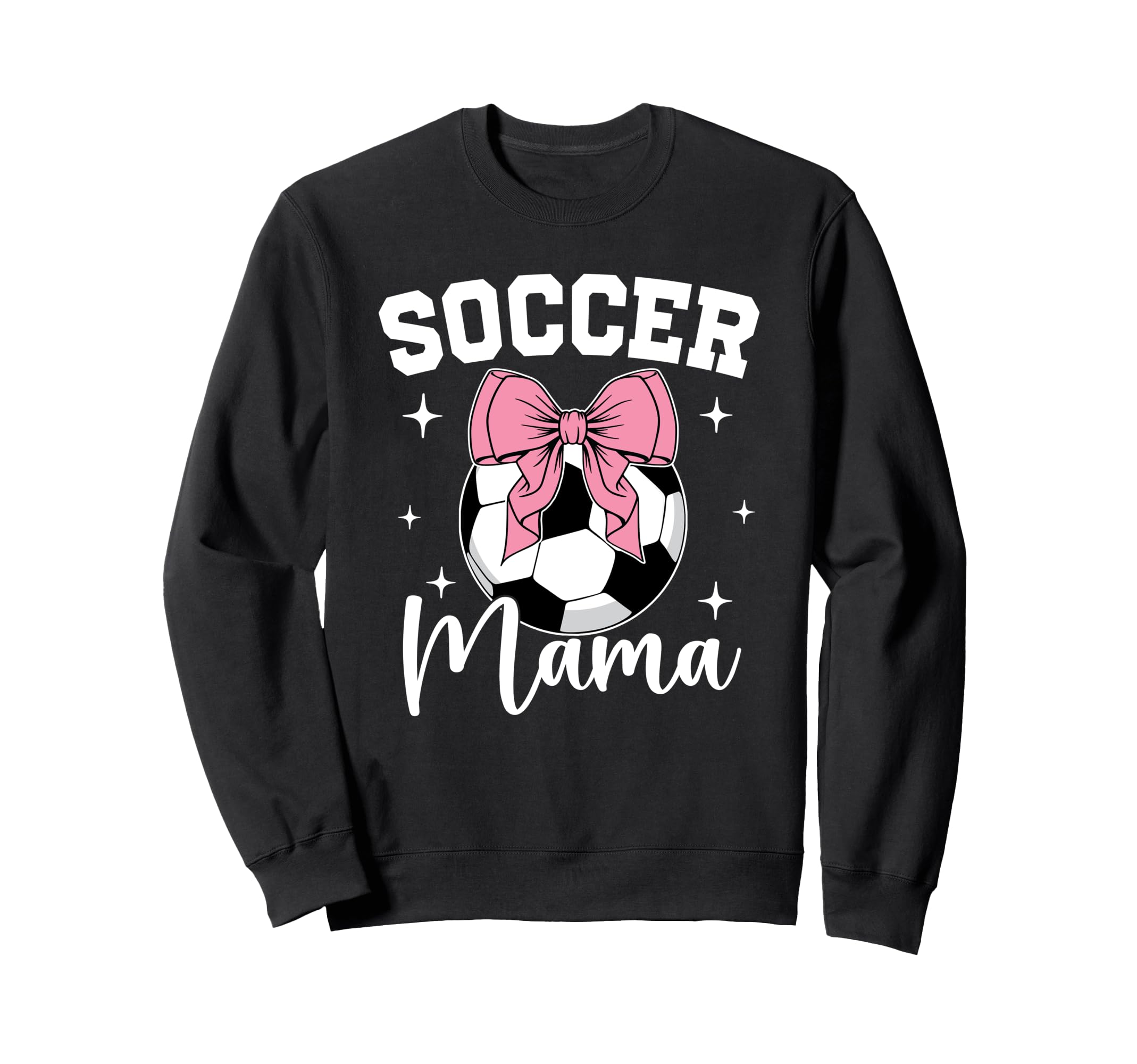 Soccer Mama Coquette Bow Soccer Mom Sweatshirt - Streetwear Style Unisex