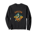 Soccer Player Kick Sweatshirt - Minimalist Print Unisex