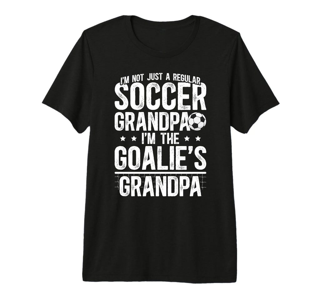 Mens Im Soccer Goalie Grandpa Soccer T-Shirt - Novelty Apparel for Adults
