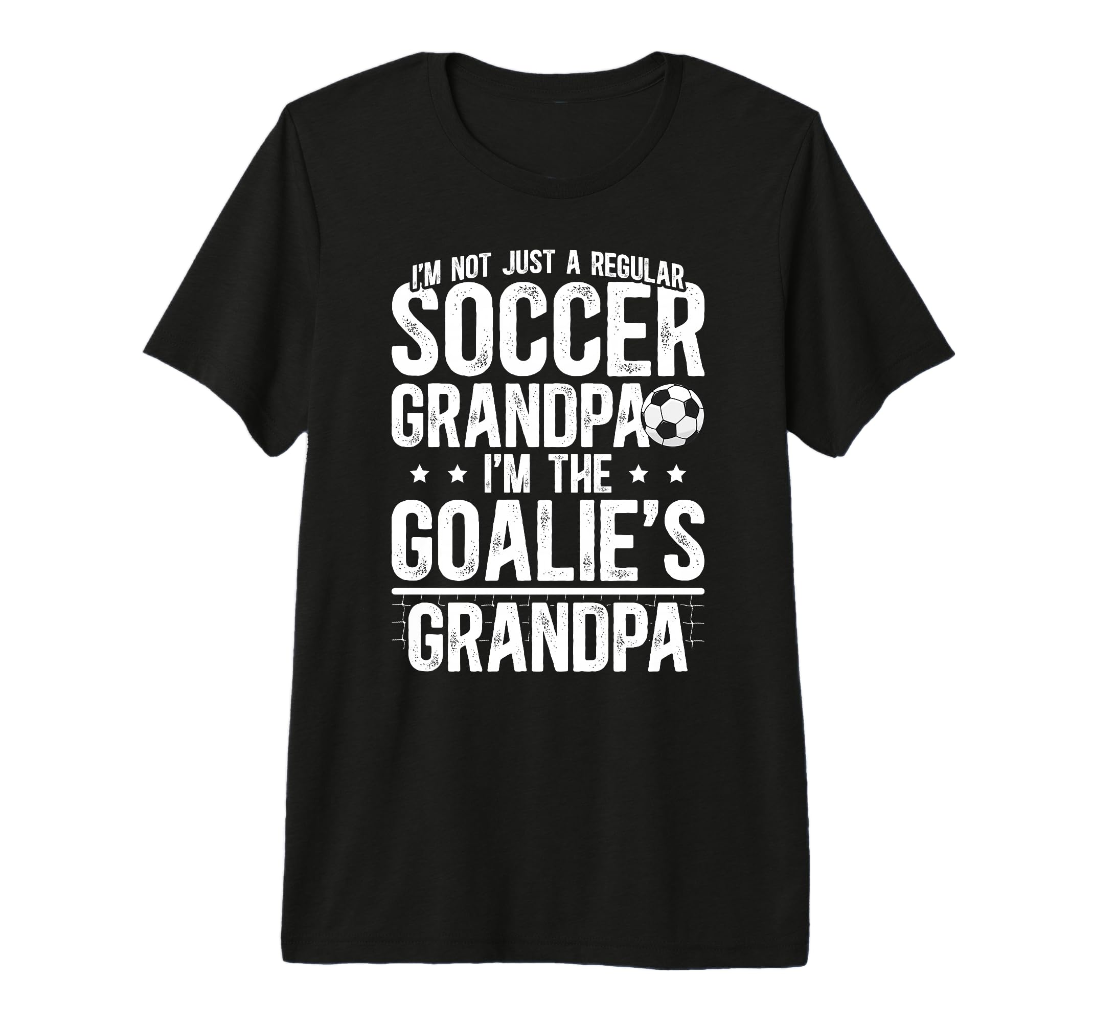 Mens Im Soccer Goalie Grandpa Soccer T-Shirt - Novelty Apparel for Adults