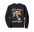 Make Great Again Funny Fans Soccer Sweatshirt - Minimalist Print Unisex