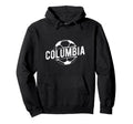 Columbia Colombia Soccer Athlete Hoodie - Fun Novelty Design for Adults