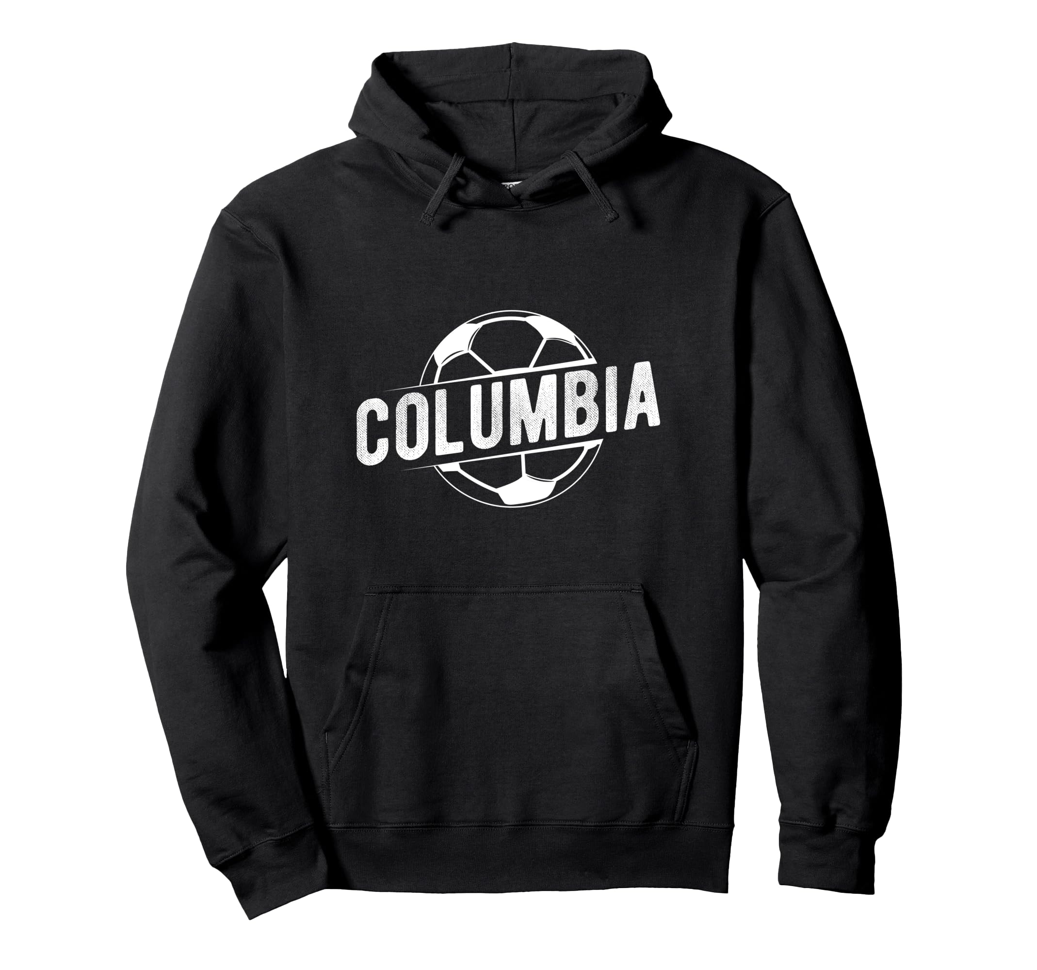 Columbia Colombia Soccer Athlete Hoodie - Fun Novelty Design for Adults