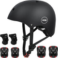 XJD Kids Bike Helmet,Multi-Sport Protective Gear Set for 3-5-8-14 Years Boys Girls with Knee and Elbow Pads Wrist Guards fit Roller Skates,Cycling,Skateboarding,Skating Scooter
