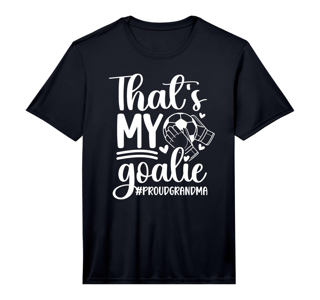 Mens Proud Soccer Goalkeeper Grandma T-Shirt - Minimalist Print Men Women