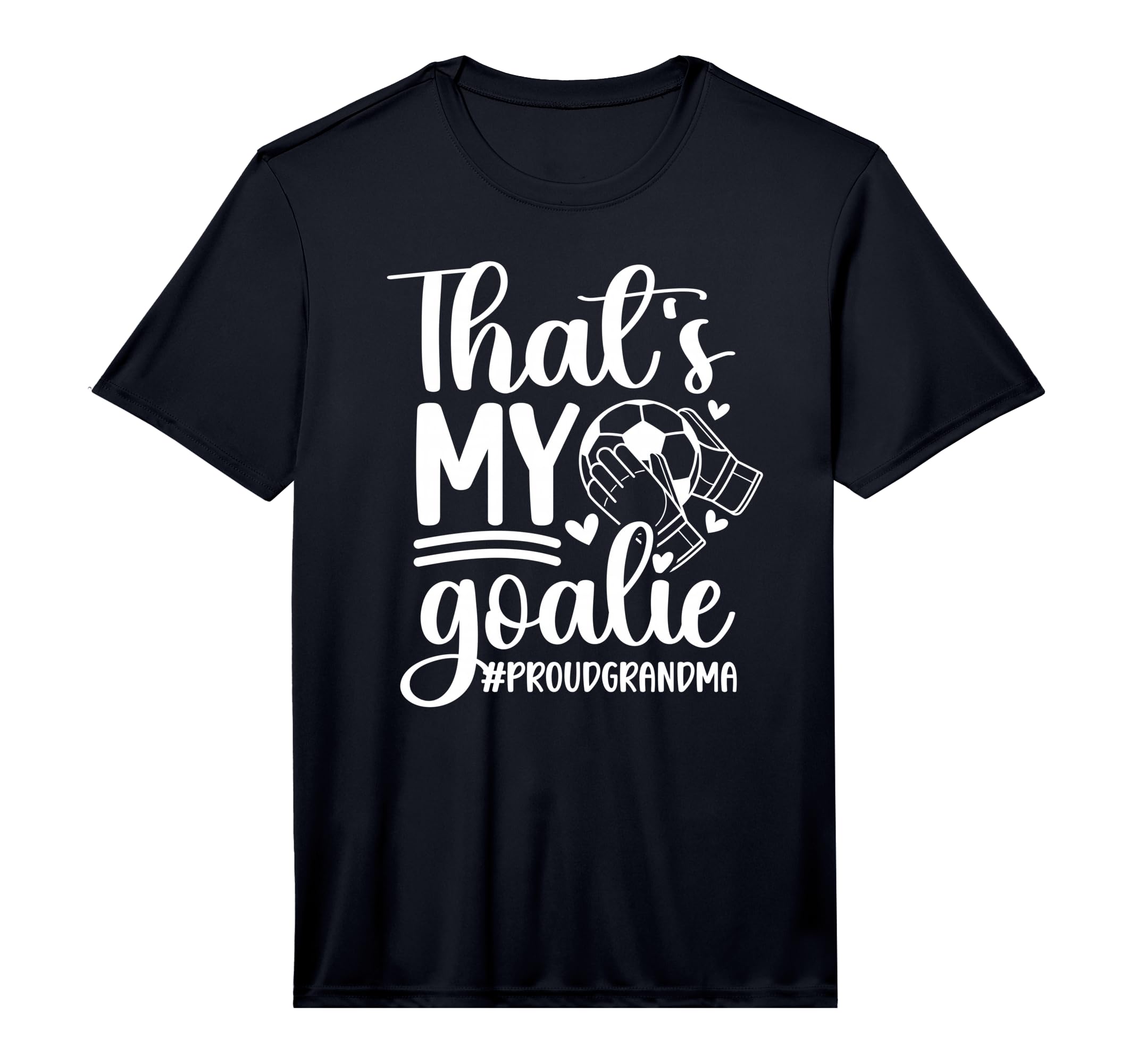 Mens Proud Soccer Goalkeeper Grandma T-Shirt - Minimalist Print Men Women