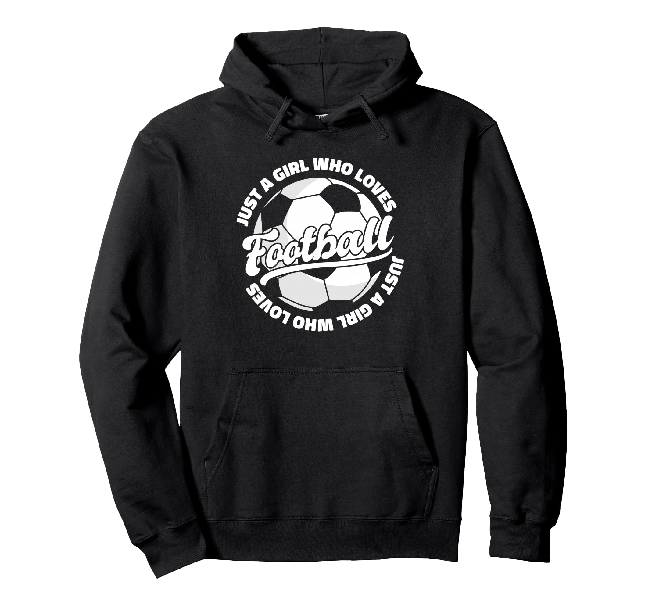 Just Who Loves Football Player Soccer Gift Hoodie - Trendy Graphic Unisex