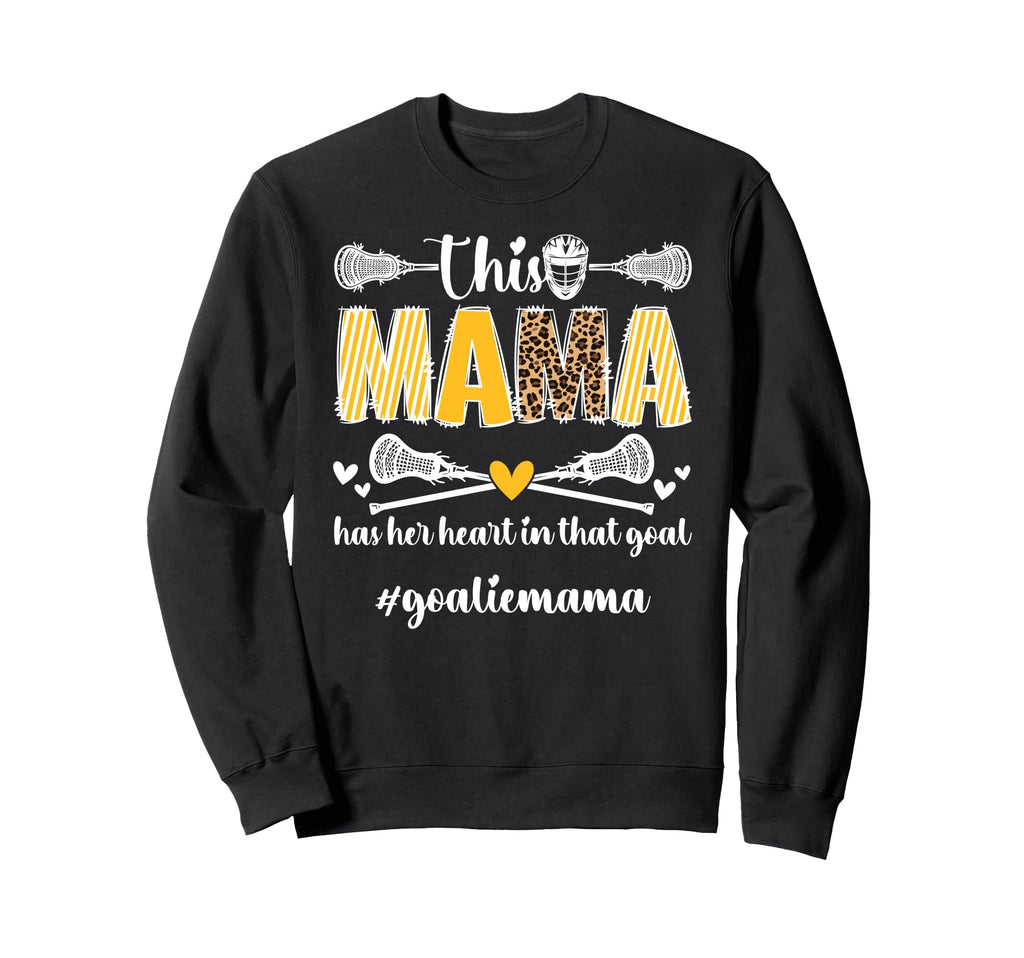 Proud Lacrosse Goalie Mama Sweatshirt - Fun Novelty Design for Adults