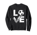 Love Soccer Player Soccer Lover Sweatshirt - Streetwear Style Unisex