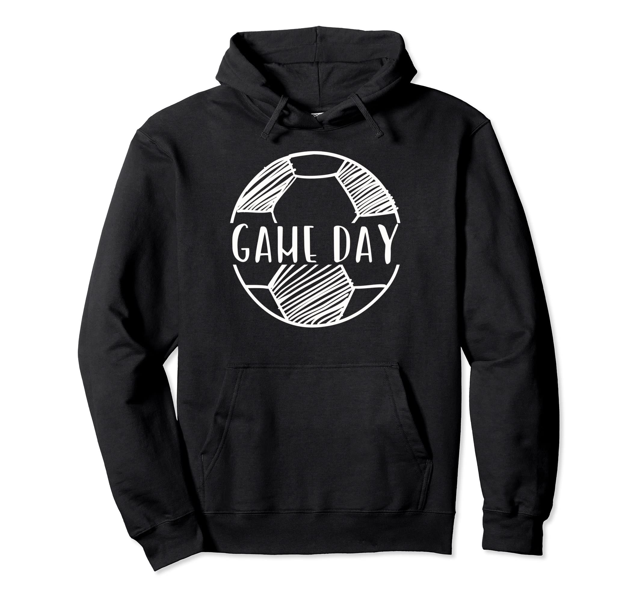 Soccer Game Day Sports Love Soccer Hoodie - Aesthetic Graphic Unisex