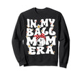 My Ball Mom Era Groovy Soccer Sweatshirt - Minimalist Print for Adults