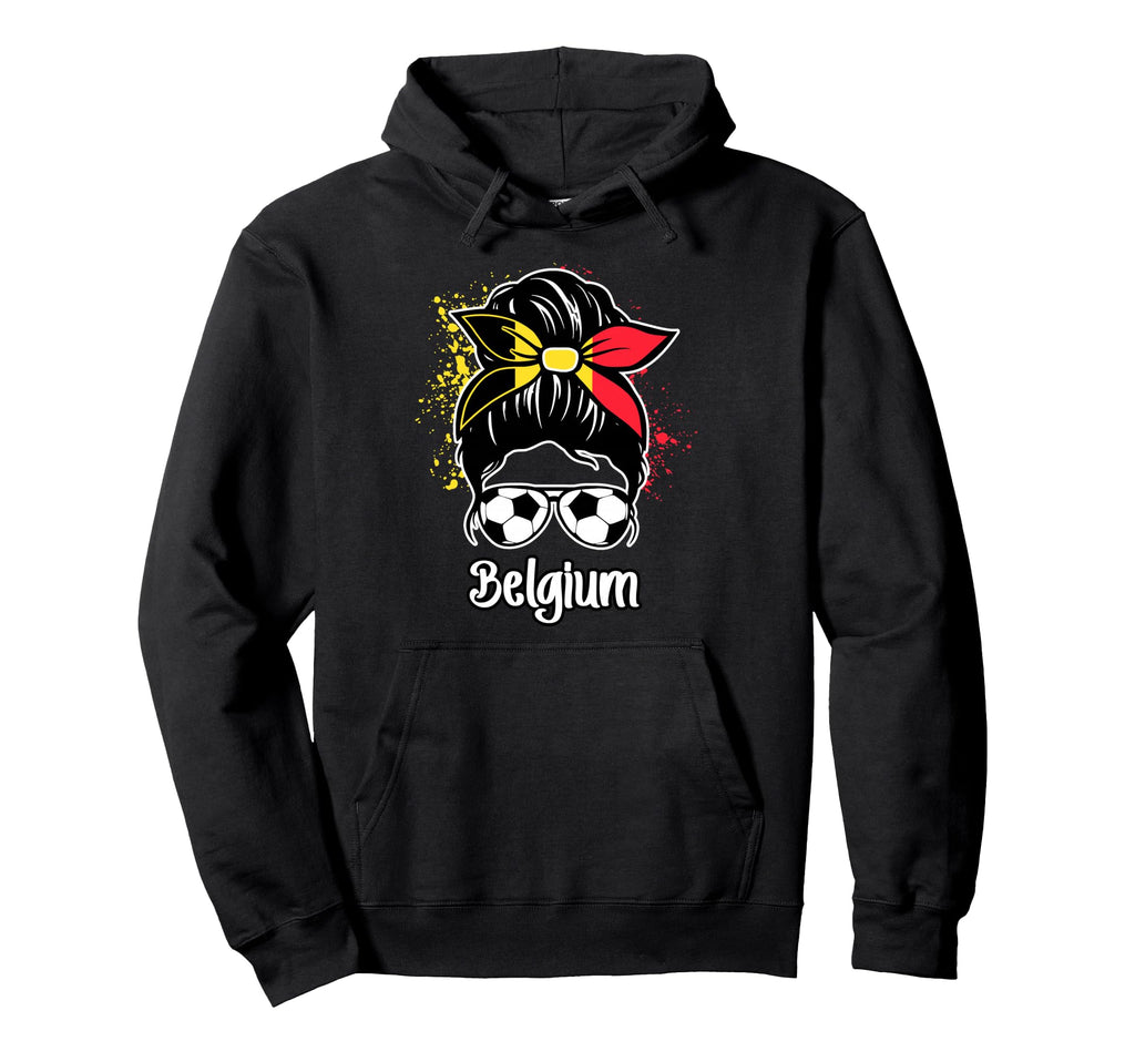 Belgium Football Game Player Soccer Fan Hoodie - Graphic Print Unisex