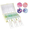 30 Microscope Slides with Specimens for Kids, Prepared Microscope Slides for Kids Microbiology, Glass Slides for Microscope, Biology Gifts for Adults Kids