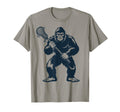 Lacrosse Bigfoot Lax Sasquatch T-Shirt - Casual Everyday Wear Men Women