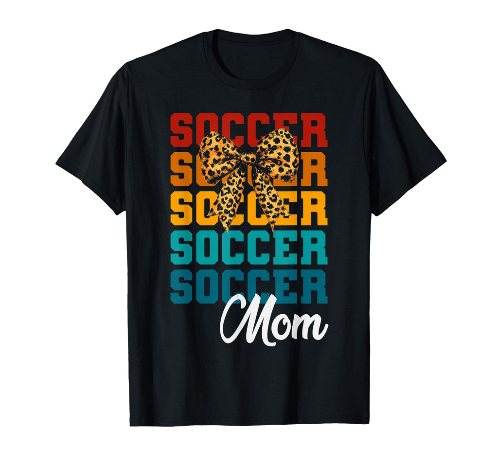 Coquette Bow Soccer Mom Soccer Lovers T-Shirt - Fun Novelty Design Unisex