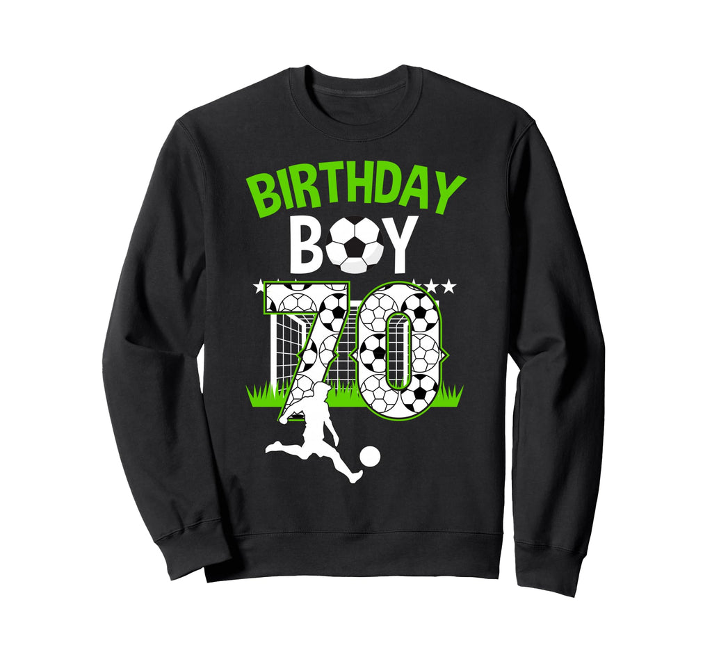 Birthday Soccer 70 Year Old Who Loves Sweatshirt - Trendy Graphic Unisex