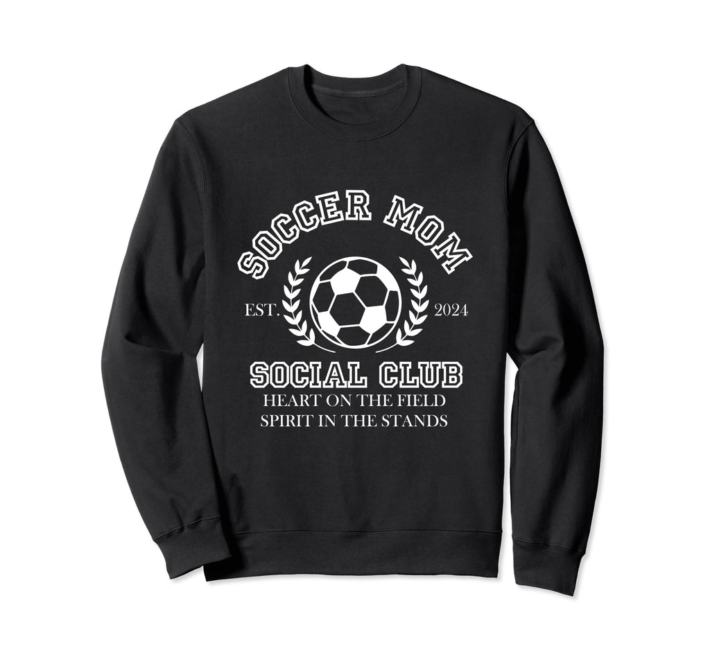 Soccer Mom Social Club T-Shirt - Graphic Print for Adults