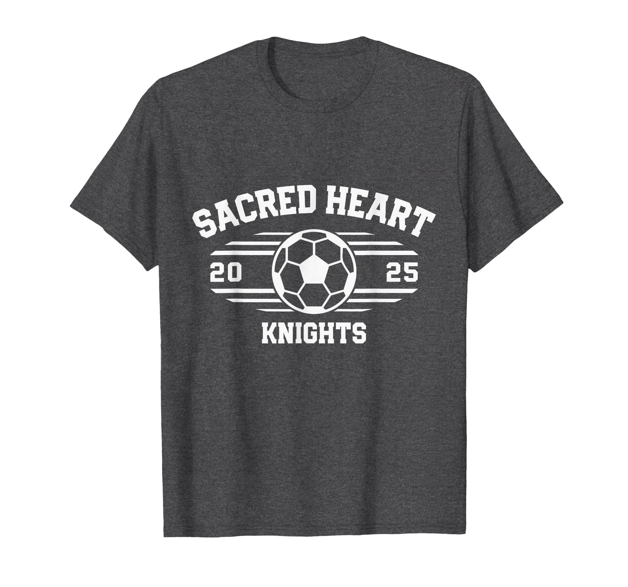 Sacred Heart Knights Soccer Ball T-Shirt - Aesthetic Graphic Men Women