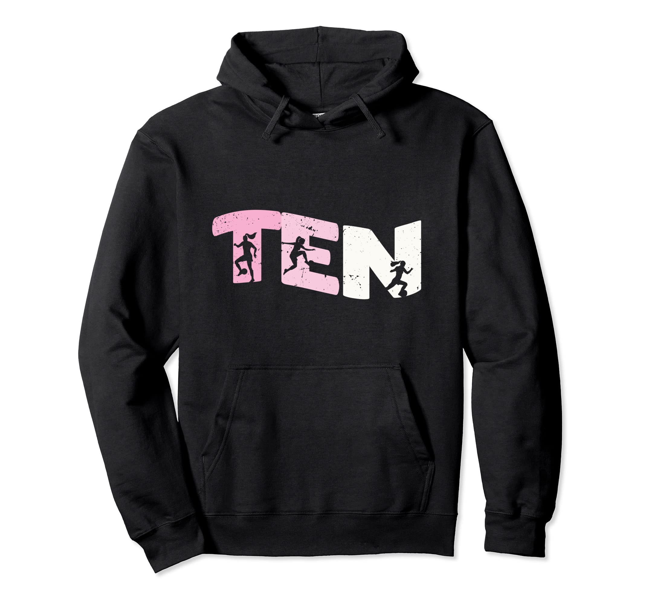 10 Year Old Soccer Birthday 10Th B Day Hoodie - Unique Graphic Unisex