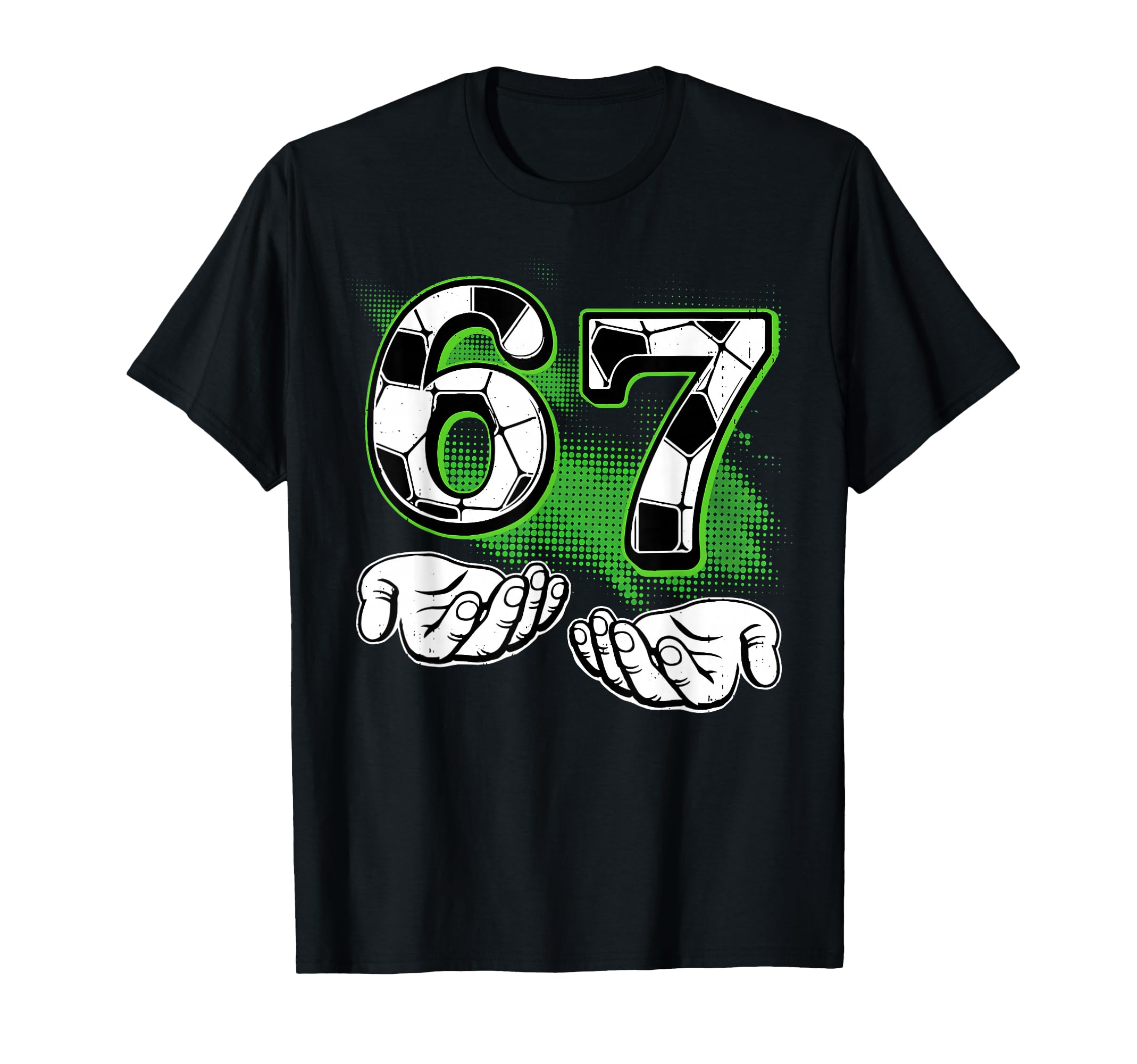 Funny Soccer 67 Six Seven Number 67 T-Shirt - Unique Graphic Men Women