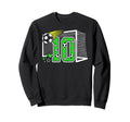 10Th Birthday Soccer 10 Year Old Sweatshirt - Aesthetic Graphic for Adults
