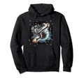 Astronaut Soccer Player Bicycle Kick Hoodie - Unique Graphic for Adults