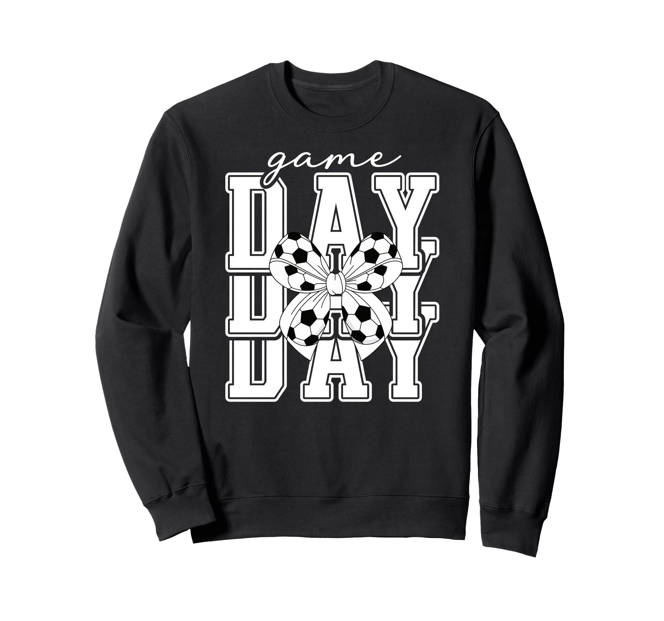 Game Day Soccer Coquette Soccer Sweatshirt - Streetwear Style for Adults