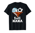Ball Nana Funny Soccer Football T-Shirt - Custom Art Print for Adults