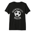 Redwood City Soccer Distressed 90S Tri T-Shirt - Graphic Print Men Women