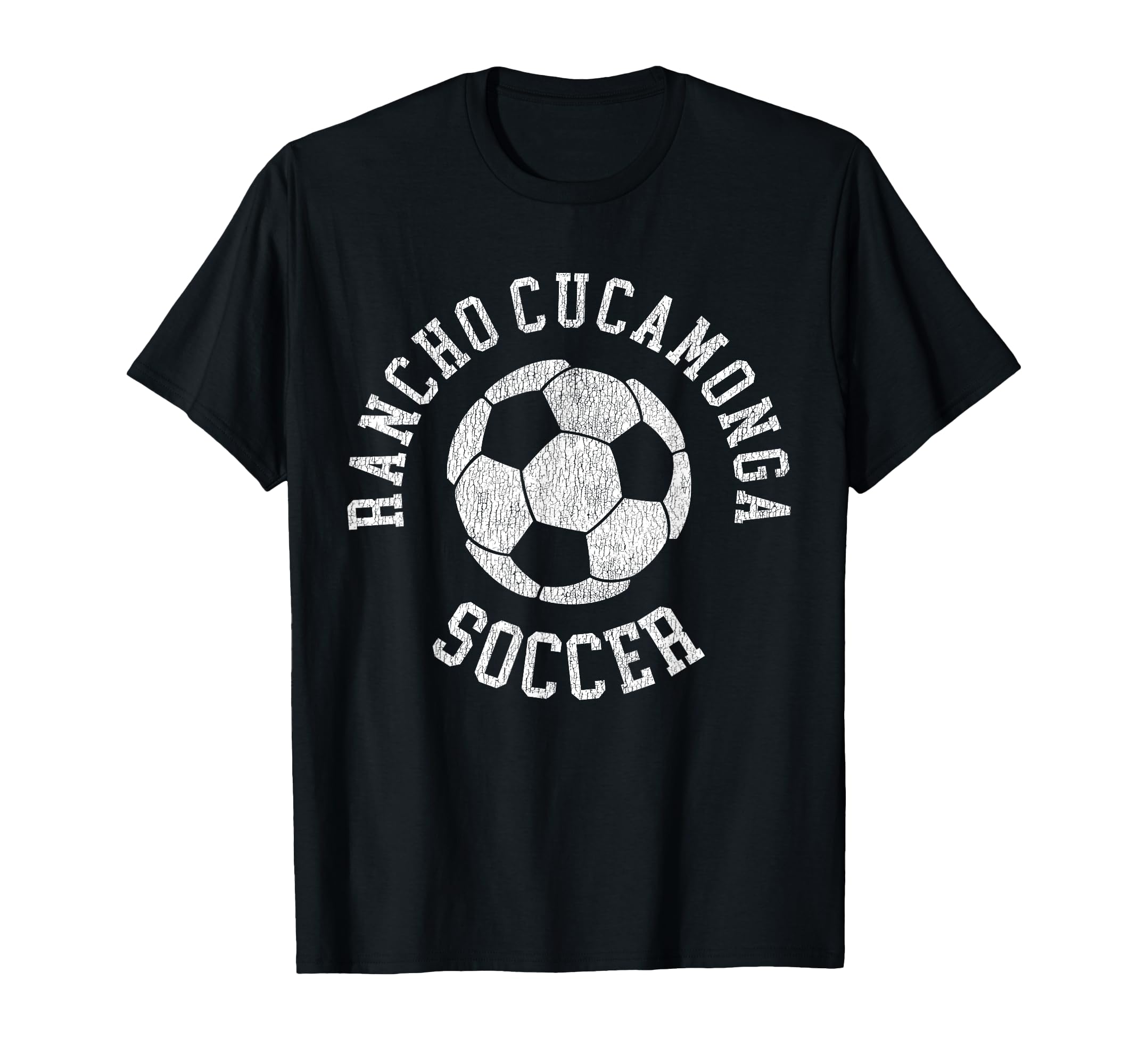 Rancho Cucamonga Soccer Distressed T-Shirt - Streetwear Style for Adults