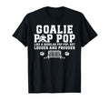Hockey Goalie Pop Pop Ice Hockey Keeper T-Shirt - Custom Art Print Unisex
