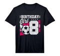 8 Year Old Soccer Birthday 8Th T-Shirt - Casual Everyday Wear Men Women
