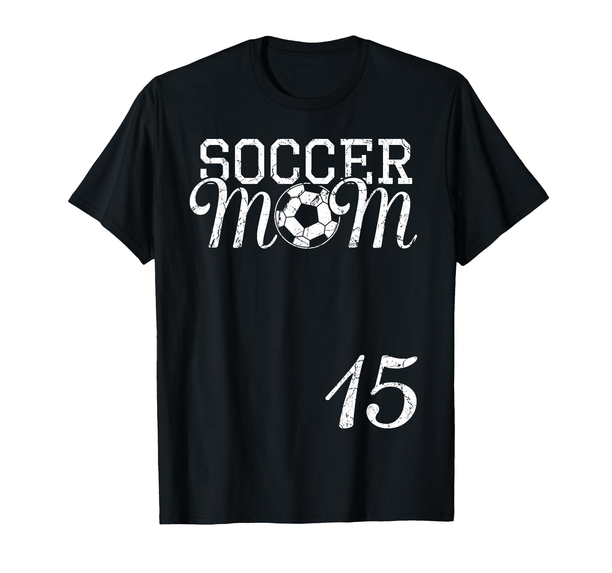 Soccer Mom Jersey Number 15 Favorite T-Shirt - Minimalist Print Unisex