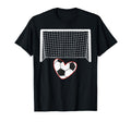 Happy Valentine Soccer Heart T-Shirt - Casual Everyday Wear Men Women